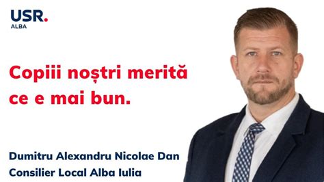 Comunicat De Pres Alexandru Dumitru Consilier Local Usr Alba Iulia