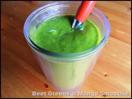 Andrea's Wellness Notes: Beet Greens Smoothie