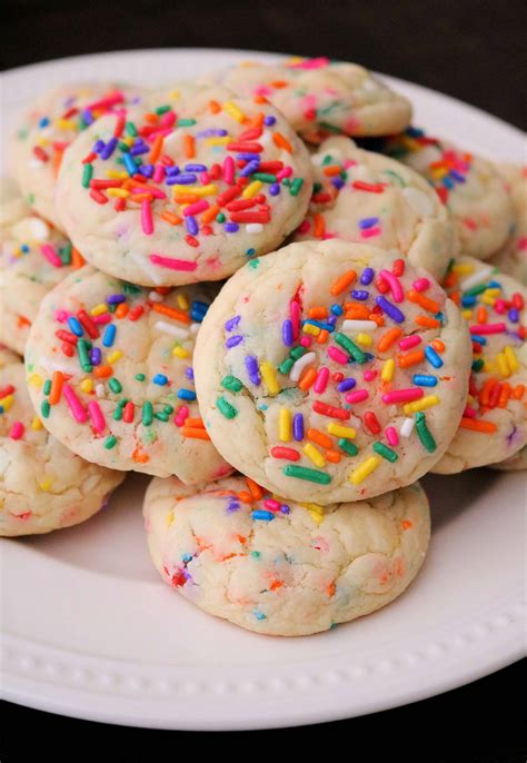 Funfetti Cake Mix Cookies Birthday Cake Cookies Kindly Unspoken