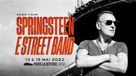 Bruce Springsteen The E Street Band Mai Paris La