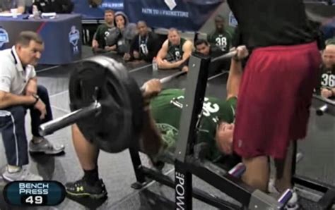 NFL Combine Bench Press Records - The Barbell