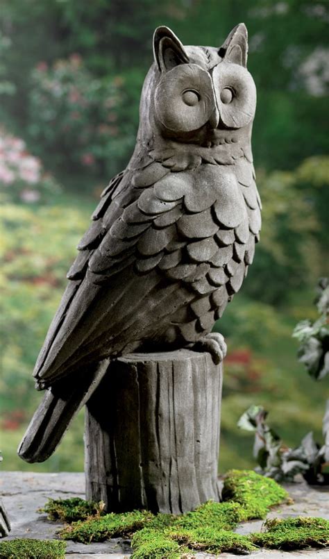 Owl Garden Statue Garden Owl Garden Statues Owl