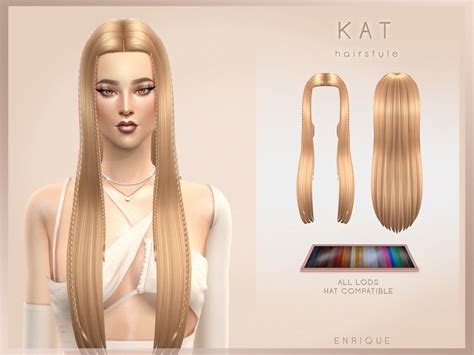 The Sims Resource - Kat Hairstyle (Patreon)