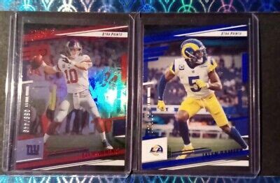 2022 Prestige Football Blue Xtra Points 299 Jalen Ramsey Red Xtra