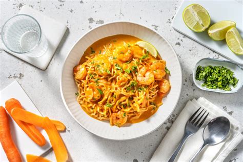 Laksa Aux Crevettes Lait De Coco Recette Hellofresh