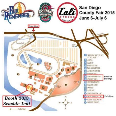 San Diego County Fair Del Mar Fairgrounds Map - CALI Strong Skateboarding