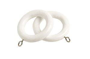 Speedy 28mm Victory White Wooden Curtain Pole