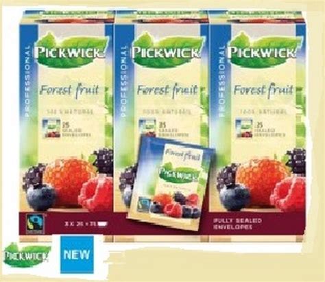 Pickwick Professional bosvruchten thee 25 zakjes à 1 5 gr per doosje