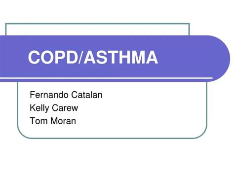 Ppt Copd Asthma Powerpoint Presentation Free Download Id 6575142