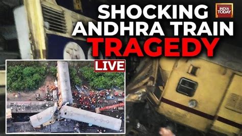 Andhra Pradesh Train Crash 13 Dead 50 Injured Updates