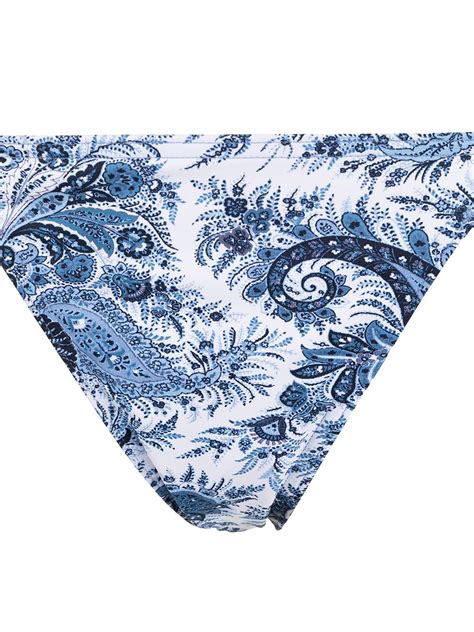 Etro Paisley Print Triangle Cup Bikini Set Farfetch