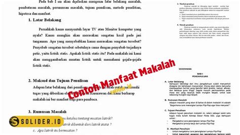 Temukan 8 Manfaat Mengejutkan Dari Contoh Makalah Yang Jarang Diketahui