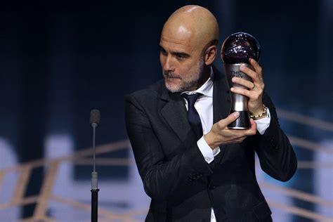 Pep Guardiola Awarded The Best FIFA Men S Coach