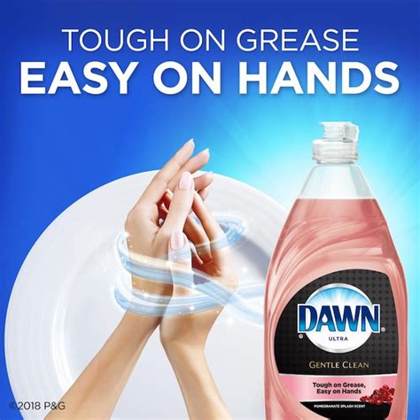 Dawn Gentle Clean 24 Oz Pomegranate Dish Soap At