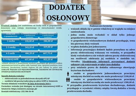 Dodatek Os Onowy Oficjalna Strona Urz Du Gminy W Sztutowie