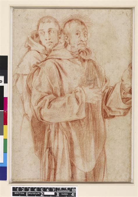 Pontormo Jacopo Carucci Italian Study Of Two Monks Th