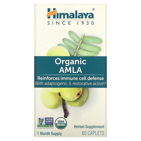 Himalaya Organic Amla 60 Caplets