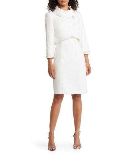 Tahari Beaded Dresses For Women Lyst