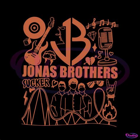 Retro Jonas Brothers Tour 2023 SVG Graphic Design Files