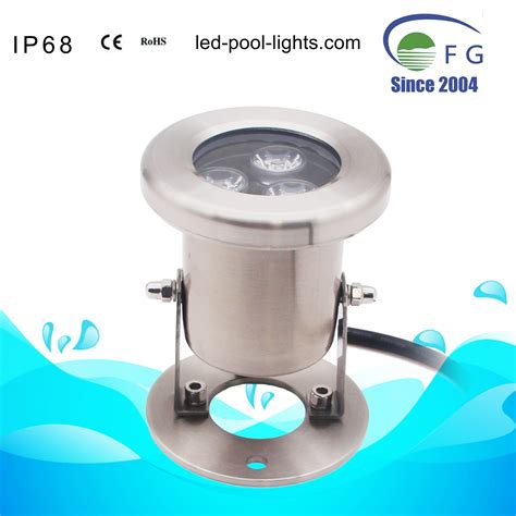 IP68 Stainless Steel LED Underwater Light 12V 24V Underwater Lamp R