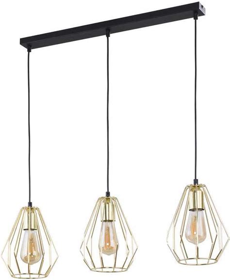 TK Lighting Brylant Μοντέρνο Κρεμαστό Φωτιστικό Τρίφωτο Ράγα με Ντουί