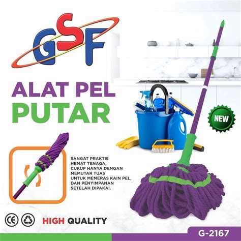 jual home mart alat pel gsf  kain pel gsf  pel lantai
