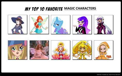 top  favourite magic characters  sugarbunnydanna  deviantart