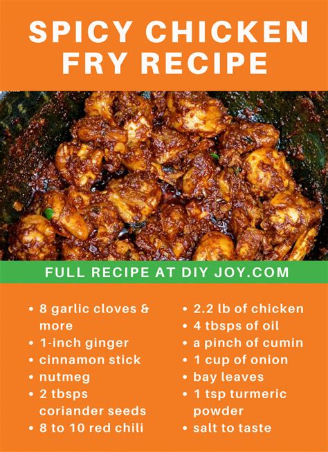 Super Easy Spicy Chicken Fry Recipe