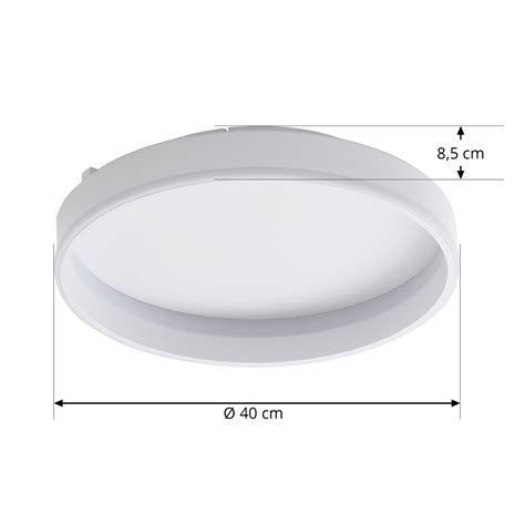 Lindby Smart Led Ceiling Lamp Yasmen White Metal Cct Tuya Lights Ie