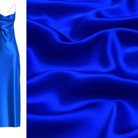 Royal Blue Chiffon Fabric By The Yard Sheer Fabric Light Etsy