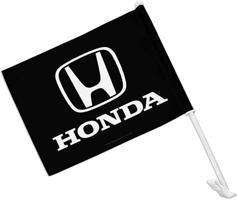 Honda Logo Car Truck Flag With Window Clip On Pole Holder Clip Art