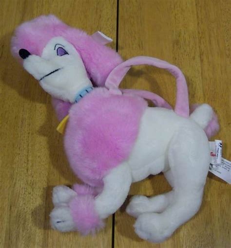 Disney Oliver and Company GEORGETTE POODLE HANDBAG 14" Plush STUFFED ANIMAL Toy | eBay