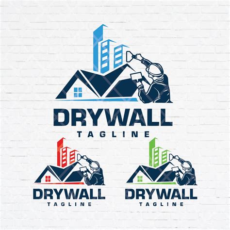 Drywall Logo, Custom Logo Design, Drywall Personalized Logo Design ...