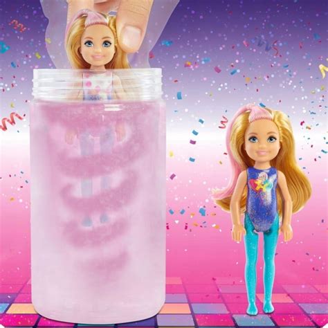 Barbie Chelsea Lalka Imprezowa Tuba Color Reveal Lalki Zabawki Id