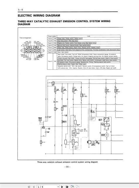 Toyota Forklift 5FG10 To 5FG30 5FD10 To 5FD30 Wiring Diagram Auto