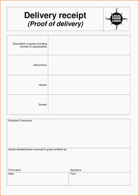 Receipt For Child Support Payment Template 7