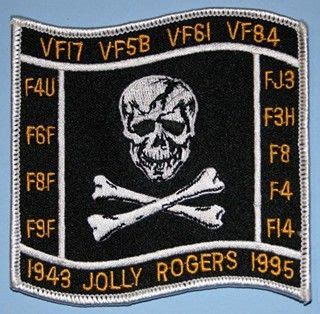 VF 84 JOLLY ROGERS Disestablishment Patch Jolly Roger Us Navy Logo