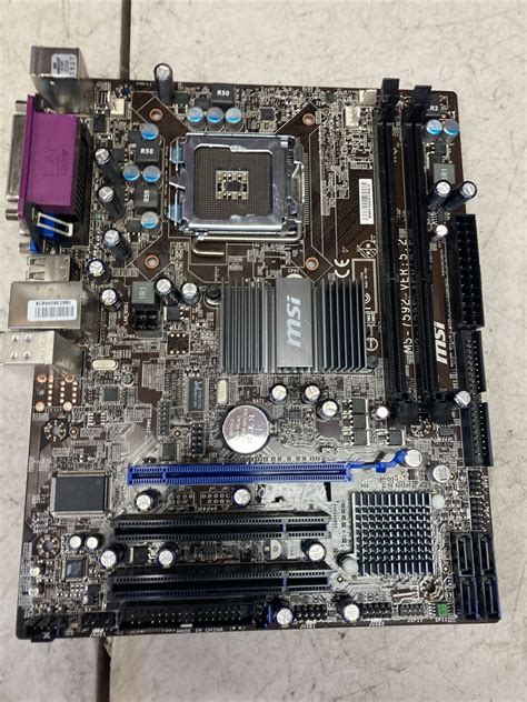 MSI MS 7592 G41M P26 Motherboard LGA 775 DDR3 Intel G41 AS IS