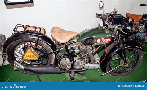 Marca Antigua Bsa 500 S29 493 Ccm 1929 Museo De La Motocicleta De La