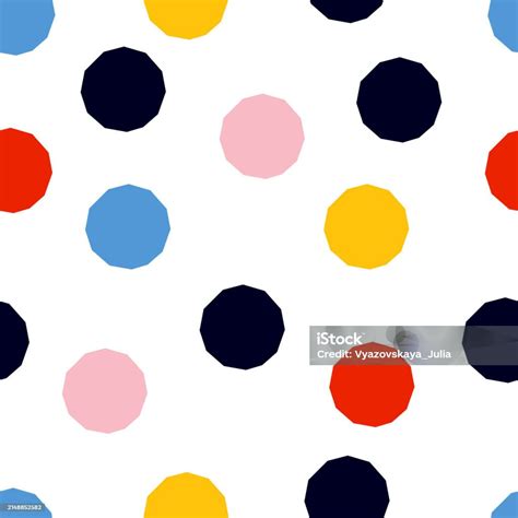 Cute Polka Dots Stock Illustration Download Image Now Abstract Art Backgrounds Istock