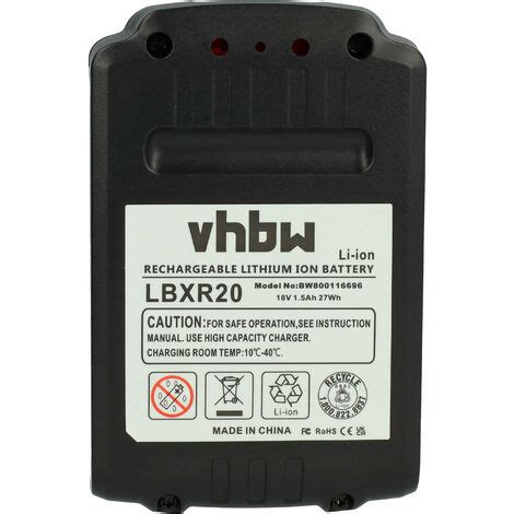 Vhbw Batterie Remplacement Pour Black Decker Bl Bl Bl