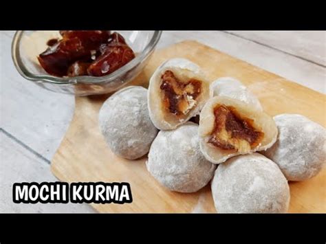 RESEP DAN CARA BUAT MOCHI KURMA Takaran Sendok YouTube