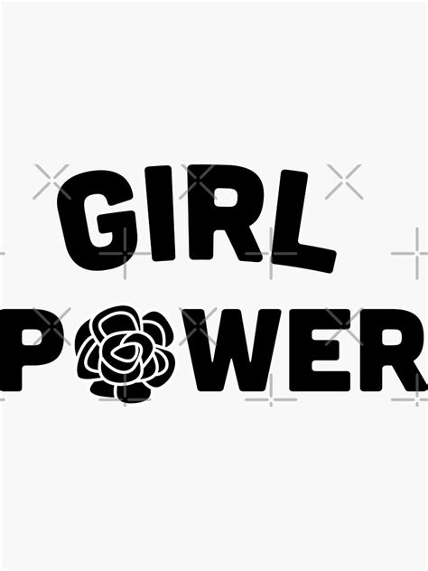 Girl Power Sticker For Sale By Partythreads Redbubble