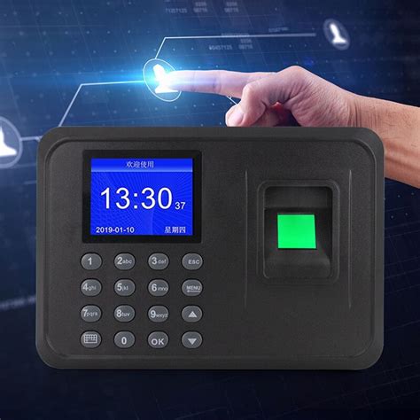 Fingerprint Attendance Machine Lcd Display Usb Fin Grandado