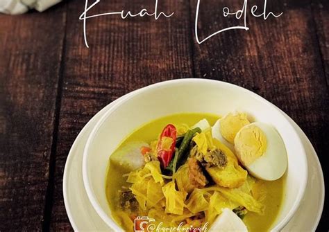 Resipi Lontong Nasi Impit Kuah Lodeh Daging Oleh Kamekmizah Cookpad