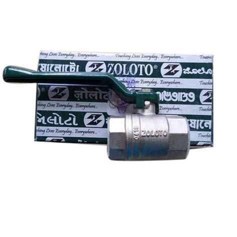 Stainless Steel Zoloto Ball Valve Size Inch To Inch At Rs