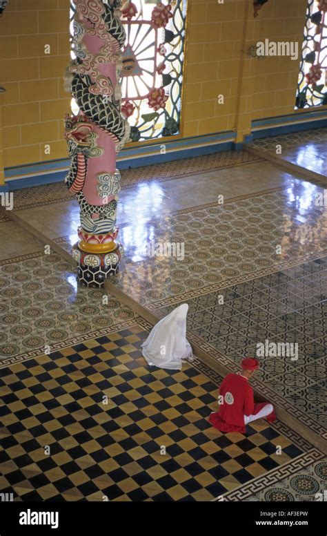 Cao dai temple interior window hi-res stock photography and images - Alamy