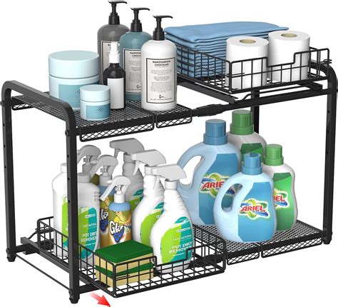 Amazon JKsmart Expandable Under Sink Organizers And Storage 2