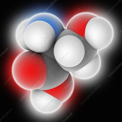 Serine Molecule Stock Image C Science Photo Library