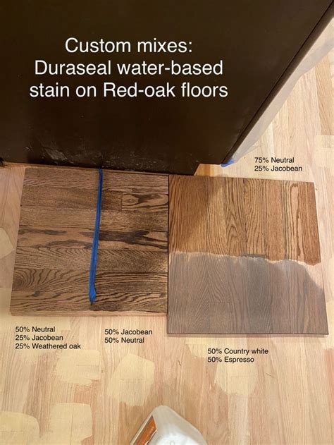 Custom Duraseal Stain Colors